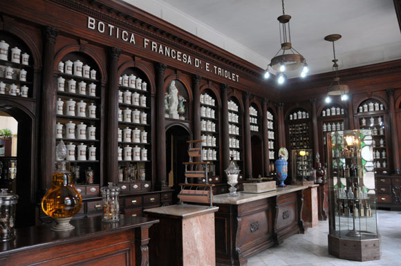 Farmacia Triolet o Botica Francesa, actualmente Museo Farmacéutico de Matanzas. Foto: Archivo.